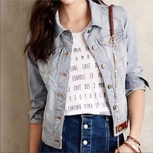 Pilcro and the Letterpress Stripe Denim Jacket